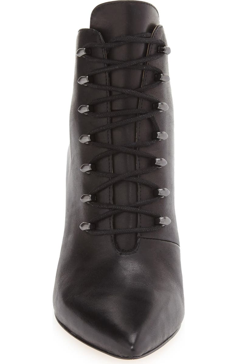 Pour la Victoire 'Vittoria' Lace-Up Pointy Toe Bootie, Alternate, color,