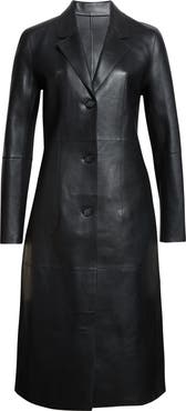 TOTEME Slim Leather Coat