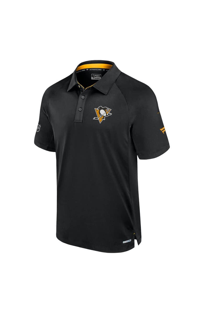 FANATICS Men's Fanatics  Black Pittsburgh Penguins Authentic Pro Rink Polo, Alternate, color, 