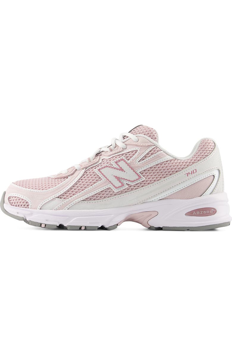 New Balance Gender Inclusive 740 Sneaker, Alternate, color, Stone Pink/ Rosewood