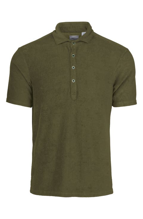 Myrtos Velour Cover-Up Polo