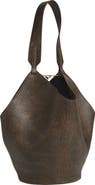 Khaite Small Lotus Leather Tote