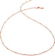 Monica Vinader 16-Inch Fine Bead Station Necklace