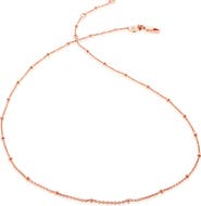 Monica Vinader 16-Inch Fine Bead Station Necklace