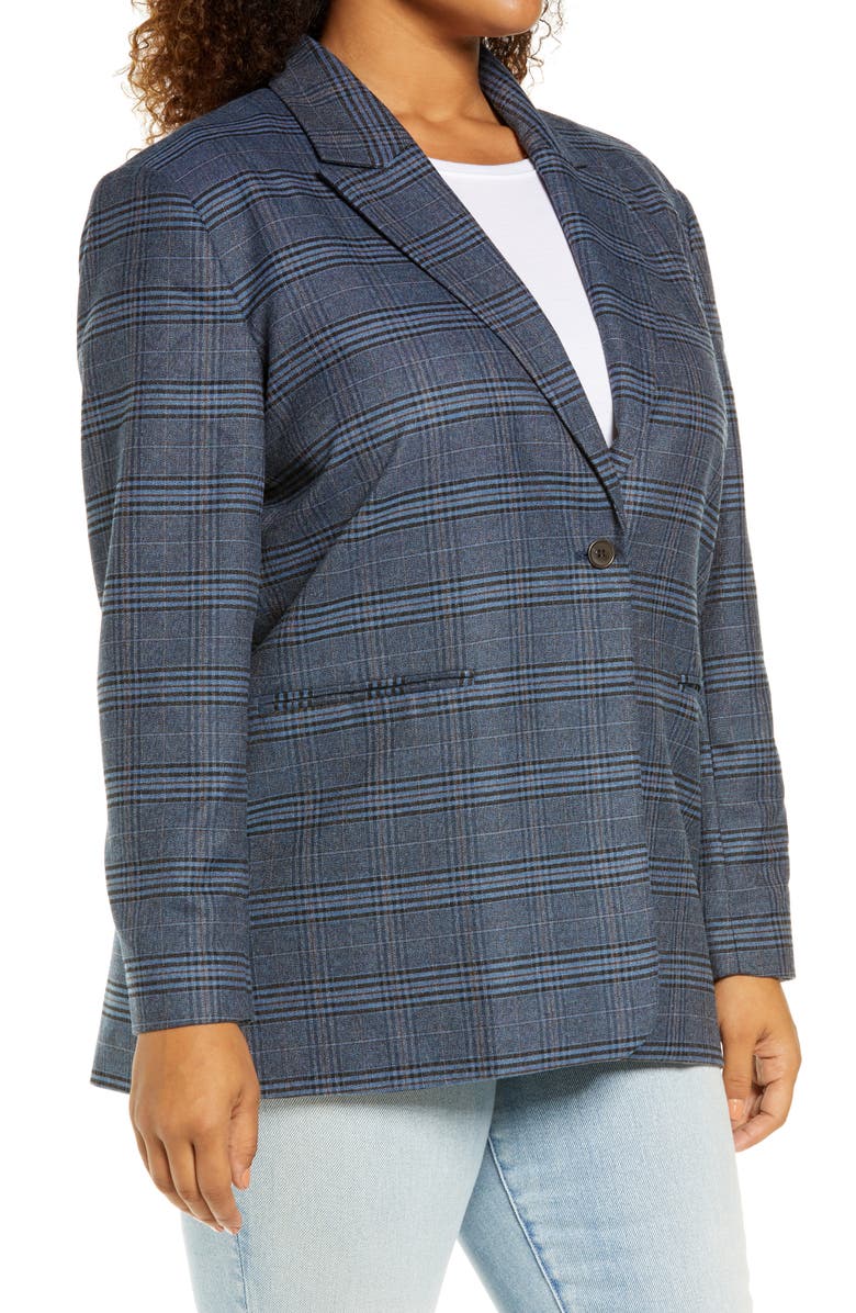 Treasure & Bond Plaid Blazer, Alternate, color,