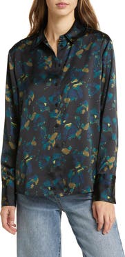 Nordstrom Abstract Floral Button-Up Shirt