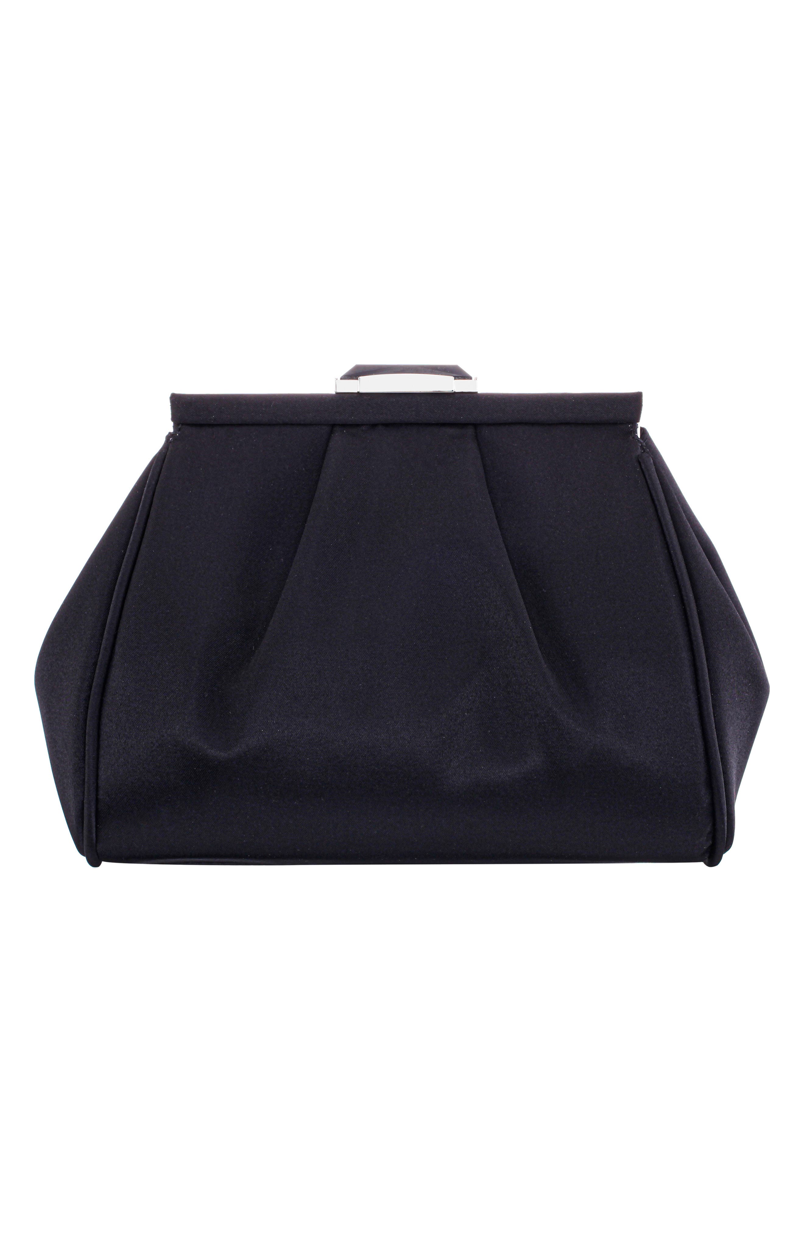 Nina Blayz Frame Clutch, Alternate, color, Black