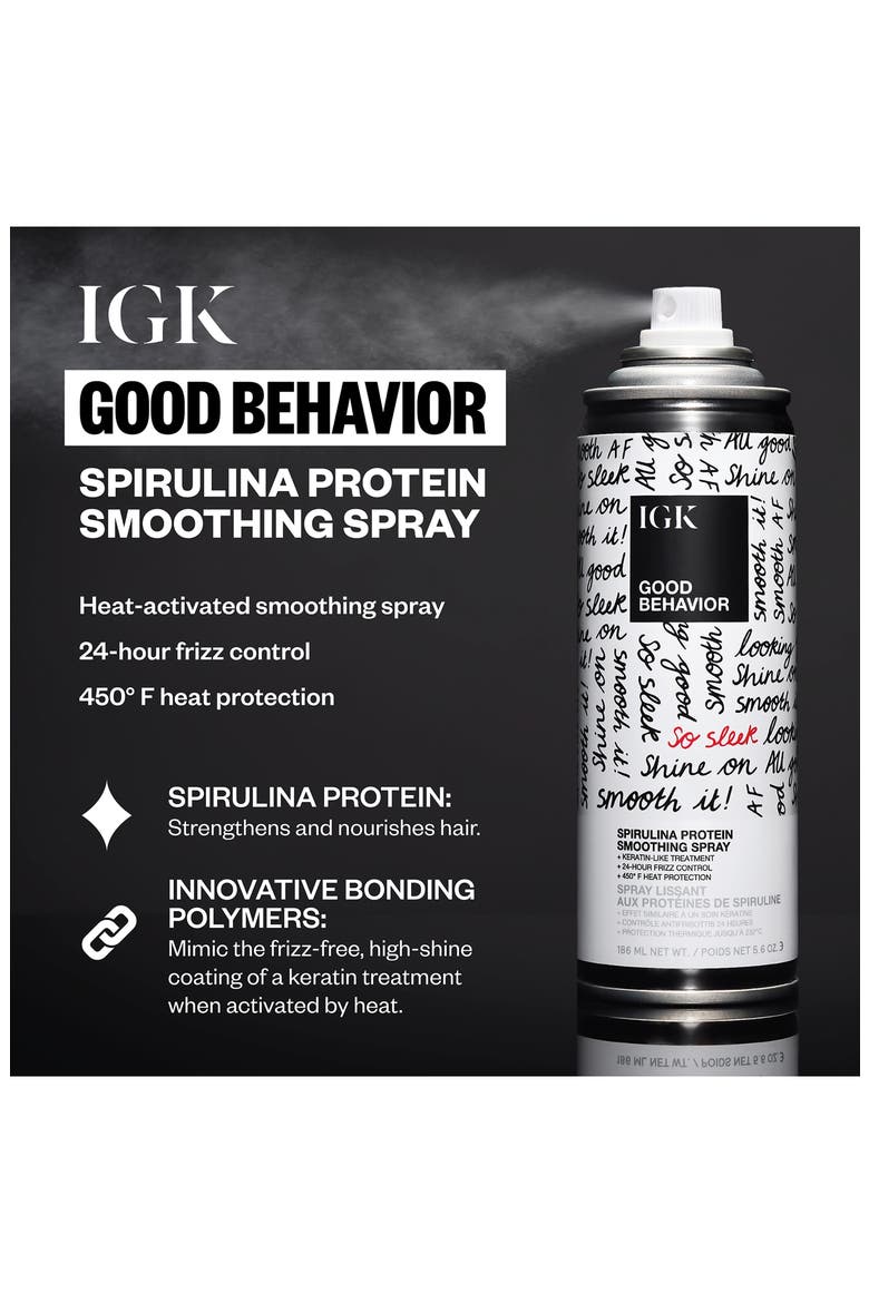 Travel Size Good Behavior Spirulina Protein Prep Smoothing Spray, Alternate, color, NO COLOR