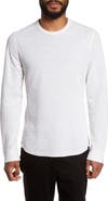 Vince Double Knit Slim Fit Long Sleeve T-Shirt