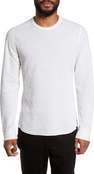 Vince Double Knit Slim Fit Long Sleeve T-Shirt