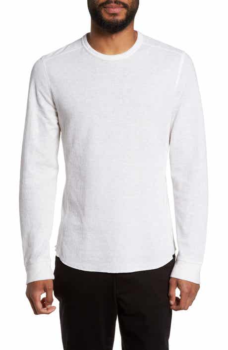 Vince Double Knit Slim Fit Long Sleeve T-Shirt