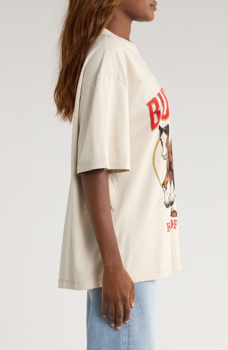 Junk Food Budweiser Graphic T-Shirt, Alternate, color, Birch