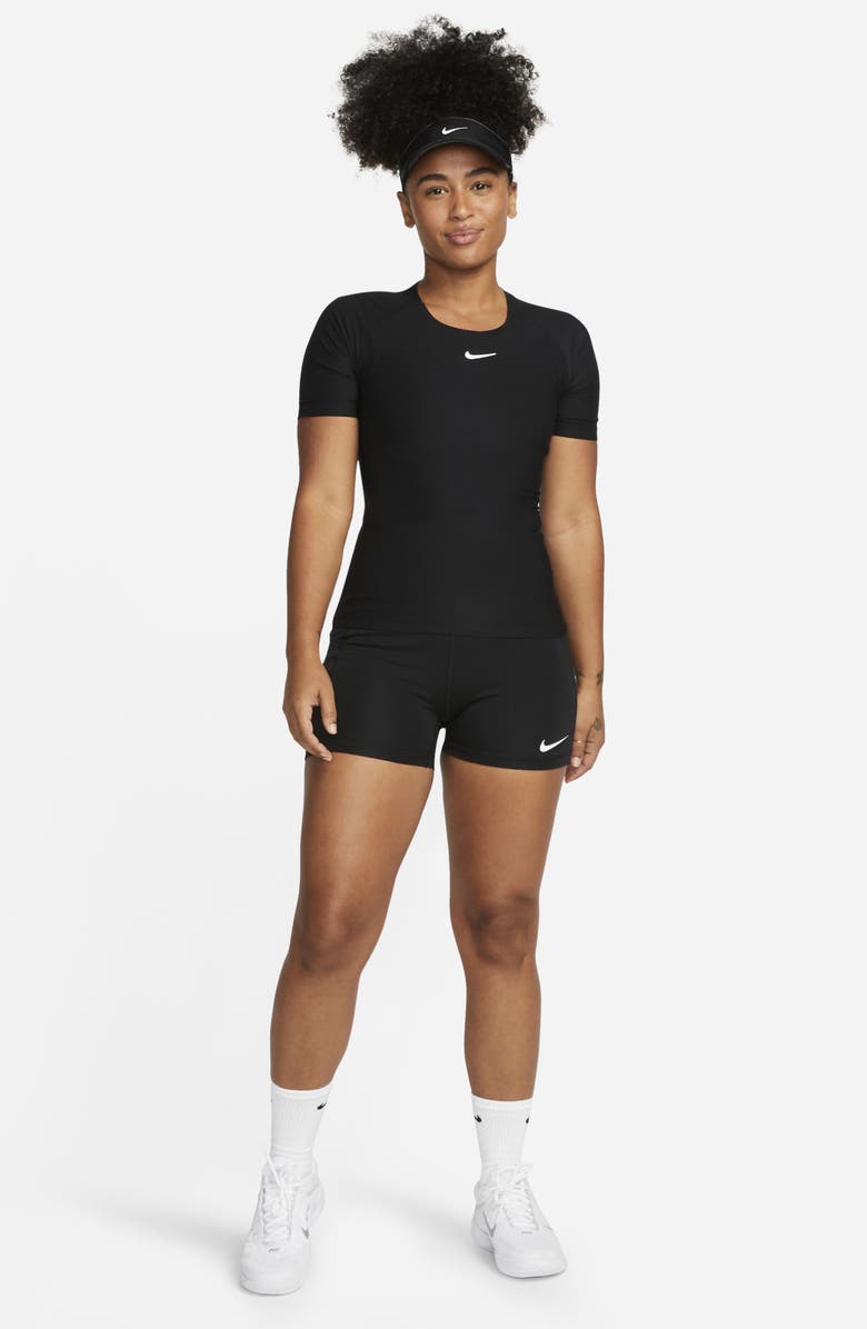 Nike Dri-FIT Advantage High Waist Tennis Shorts, Alternate, color,