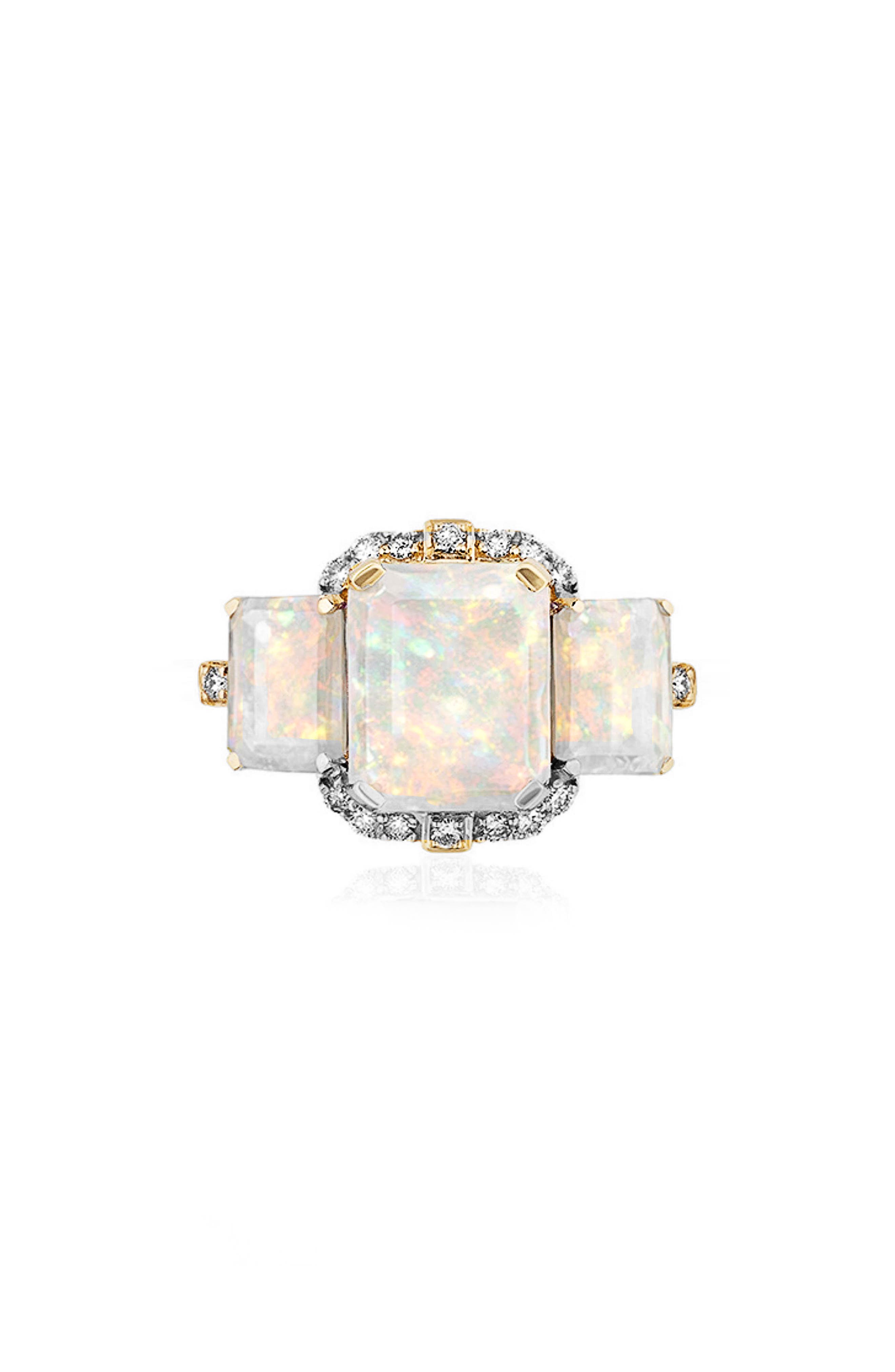 selected 18K YELLOW GOLD/ OPAL