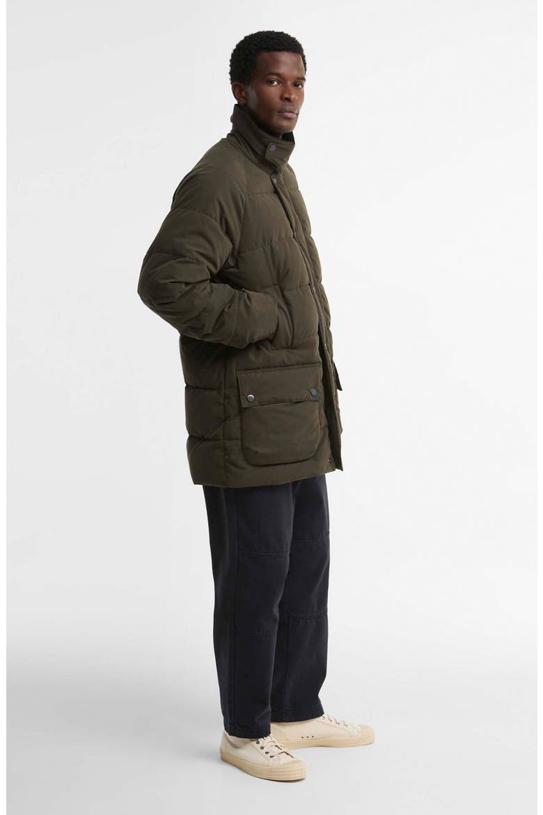 Beaufort Baffle Quilted Puffer Jacket, Alternate, color, DARK SAGE