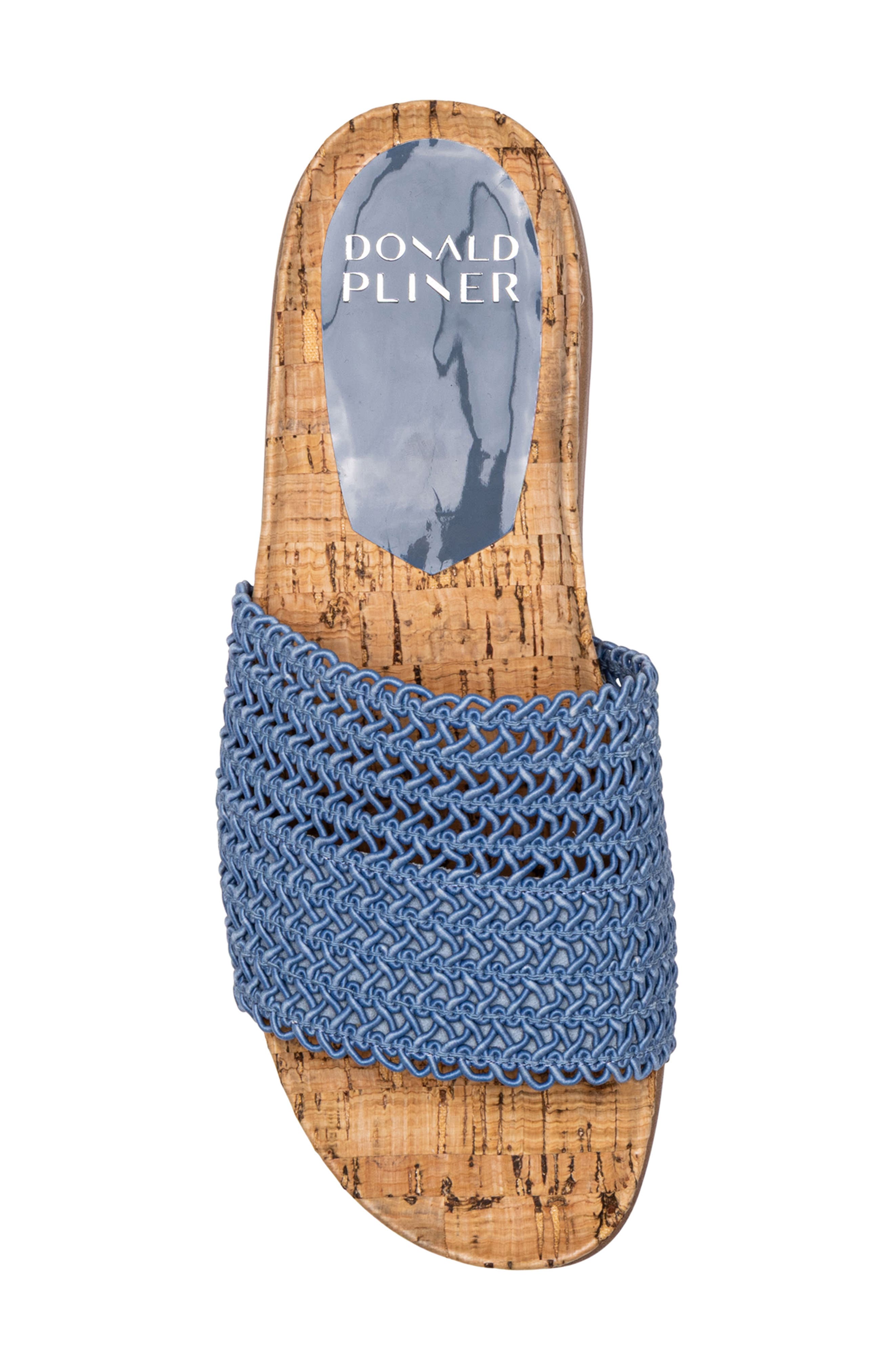 Donald Pliner Frou Platform Wedge Sandal, Alternate, color, Blue Jay