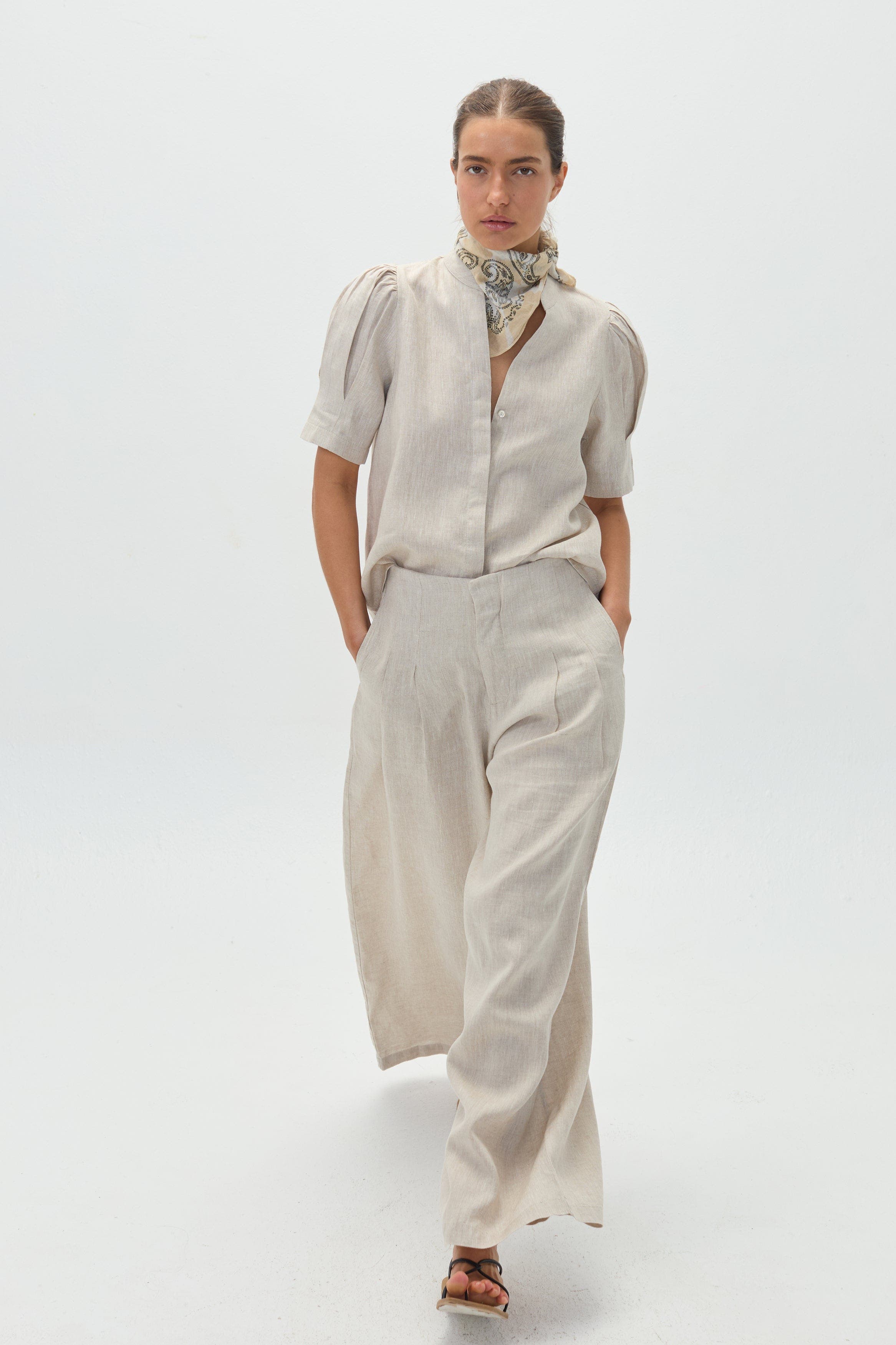 Athina Linen Shirt - image 2