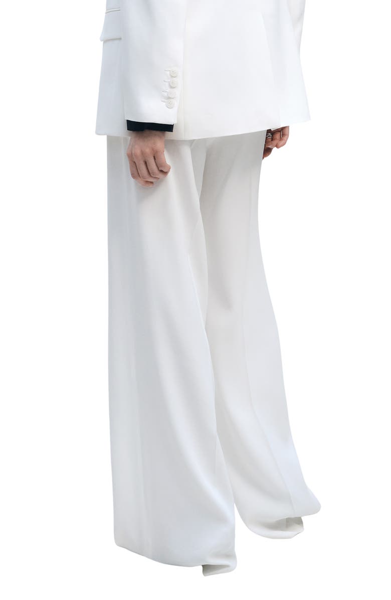 MANGO Pleated Wide Leg Suit Pants, Alternate, color,