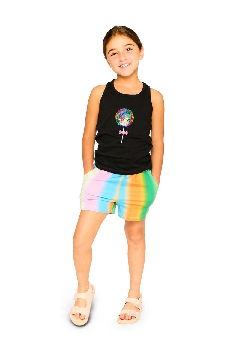 French Terry Shorts, Alternate, color, Multicolor