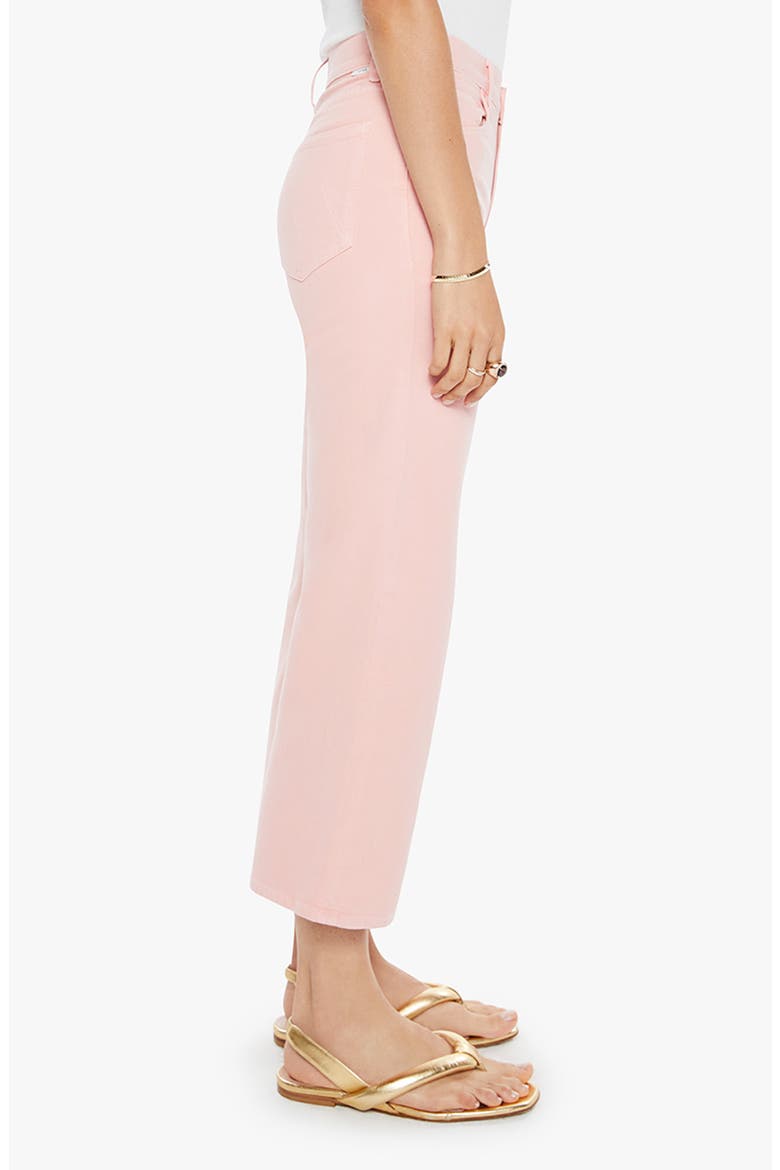 The Maven High Waist Ankle Wide Leg Jeans, Alternate, color, LONG TIME NO CANDLELIGHT PEACH
