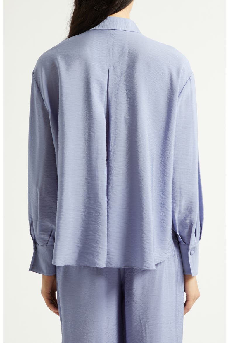 Techno Button-Up Shirt, Alternate, color, PURPLE