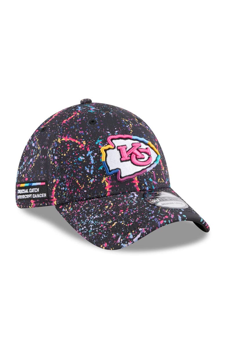 New Era Men's New Era  Black Kansas City Chiefs 2025 NFL Crucial Catch 39THIRTY Flex Hat, Main, color, Black