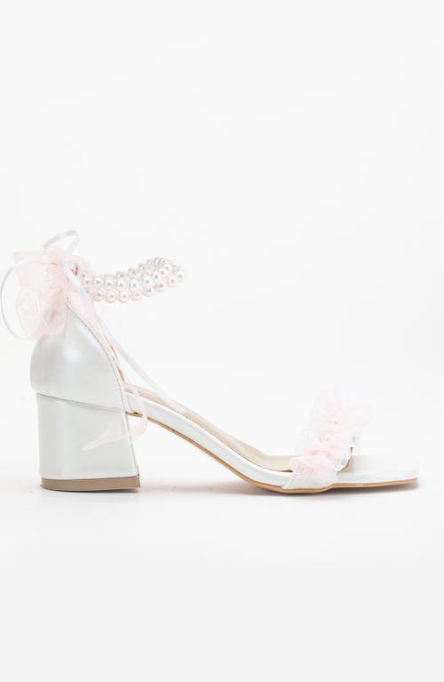 Forever & Always Shoes Moana Lace Bridal Low Heel Sandals