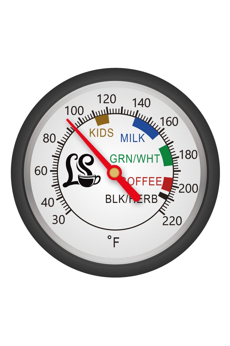 Stainless Steel Kettle w/ Beverage Thermometer, 1.2L Silver, Alternate, color, Metallic Silver