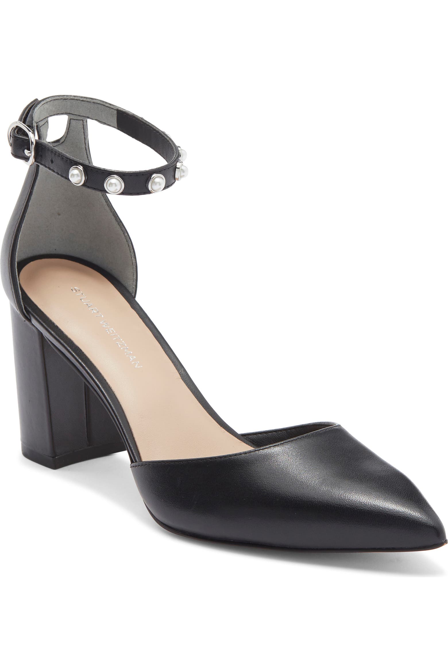 Faux Pearl Block Heel Pump (Women) | Nordstromrack