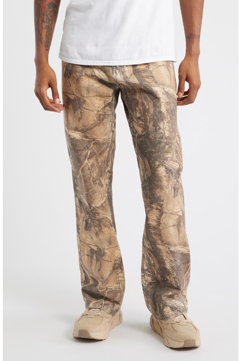 x Realtree Hendrix Flared Jeans, Main, color, BROWN TREE