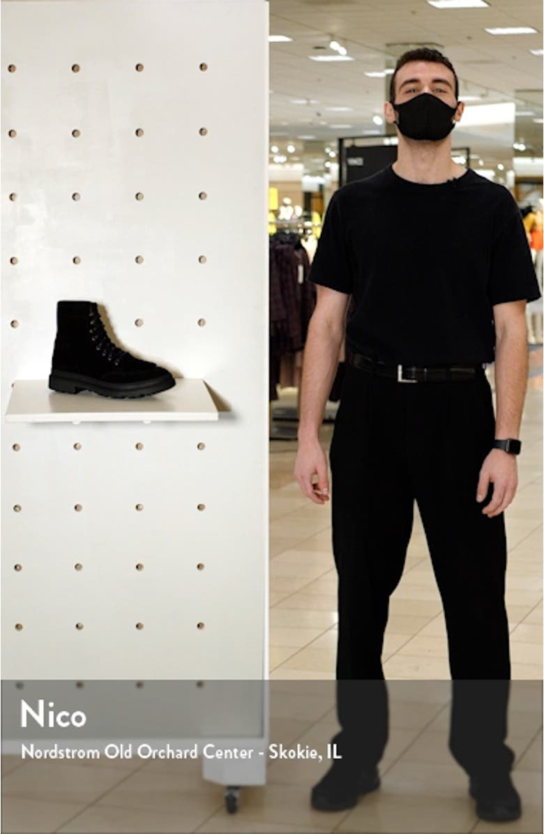 Tristian Lace-Up Boot with Genuine Shearling Trim, sales video thumbnail