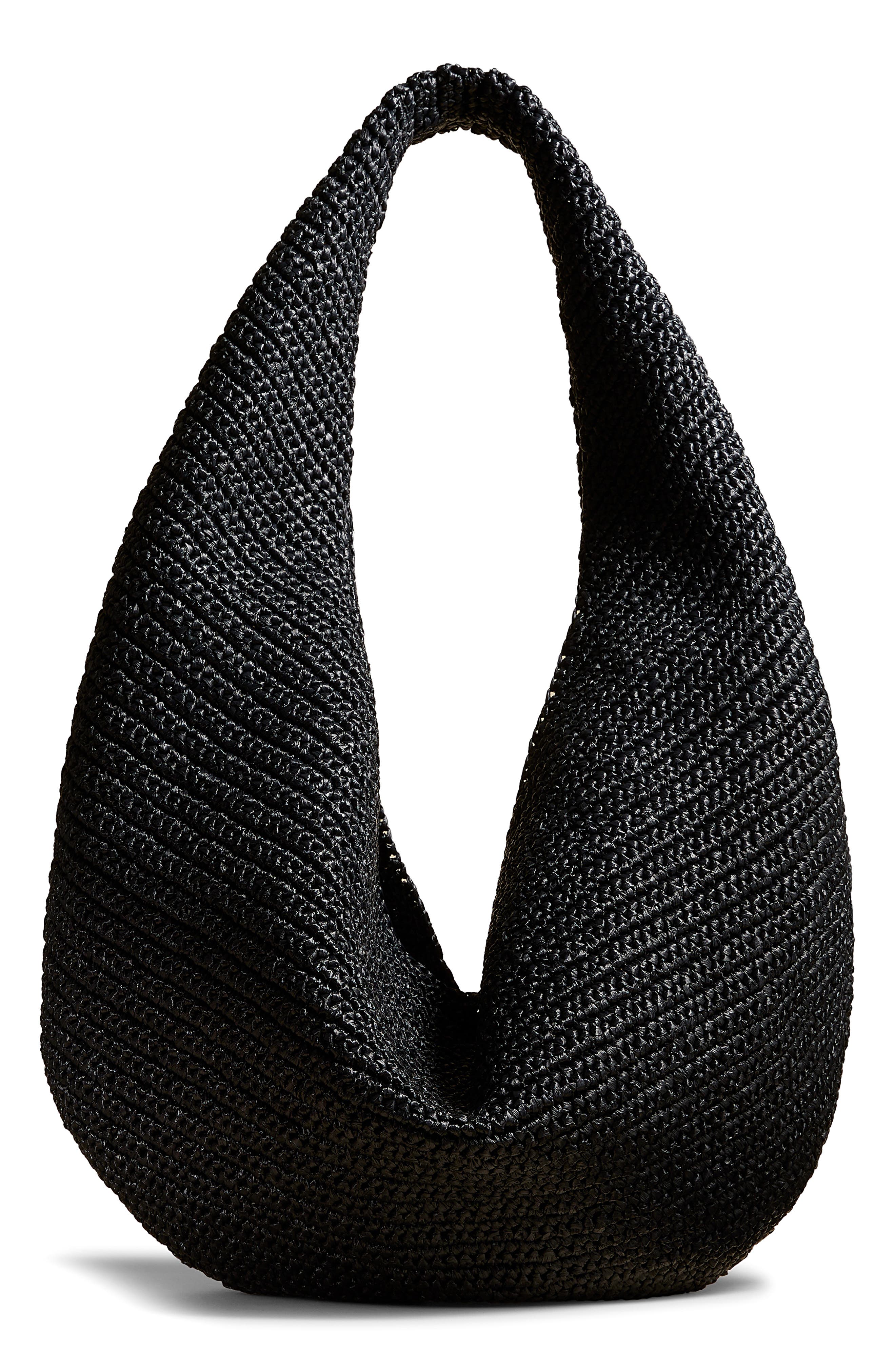 Khaite Large Olivia Woven Palm Hobo Bag, Main, color, 