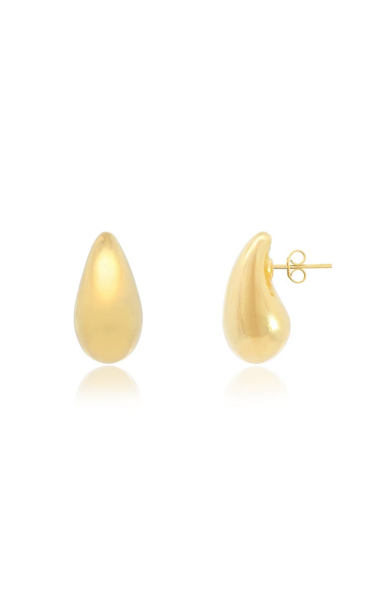 The Lovery Fine Jewelry Gold Teardrop Earrings, Main, color, Yellow Gold