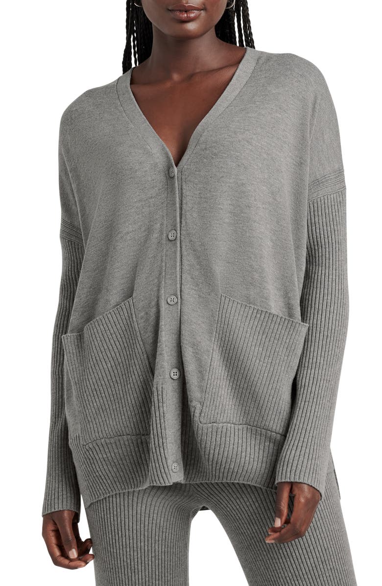 Splendid Georgie Belted Tunic Cardigan, Main, color, 