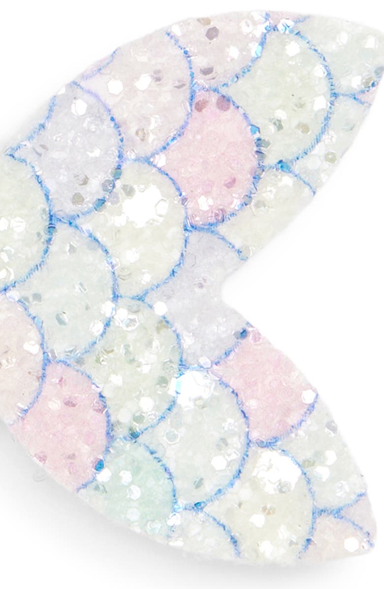 Cara Kids' 2-Pack Mermaid Tail Hair Clips, Alternate, color, Teal/ Pink