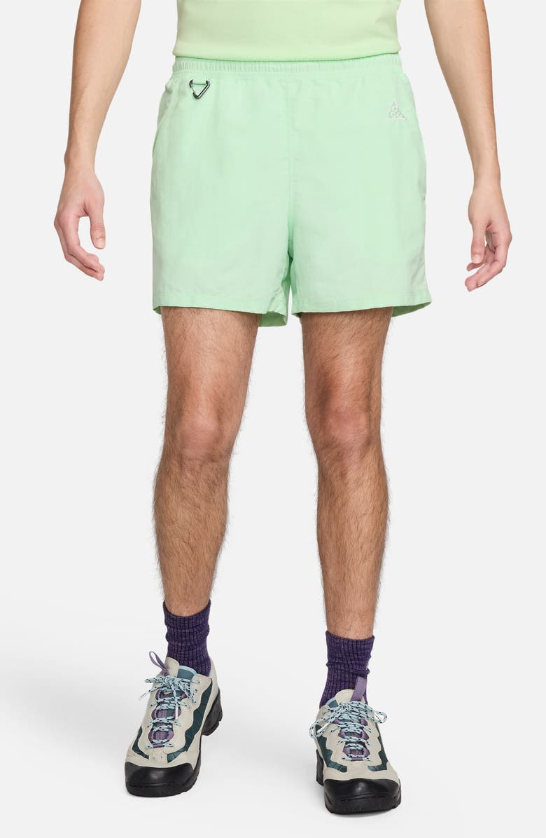 Nike ACG Reservoir Goat Water Repellent Hybrid Shorts, Main, color, Vapor Green/ Summit White