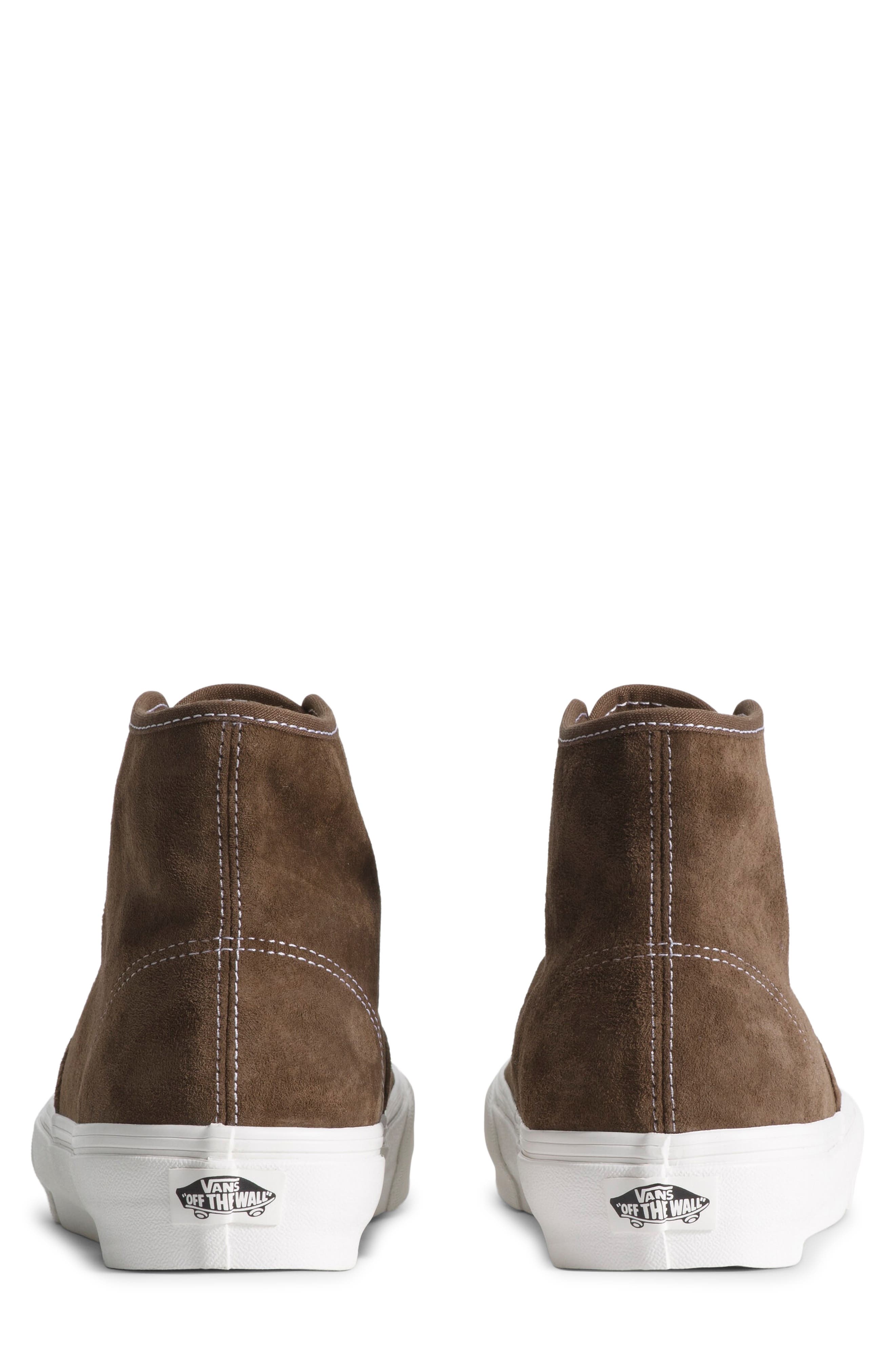 Authentic Hi 2.0 Leather High Top Sneaker, Alternate, color, PIG SUEDE VINTAGE COCOA