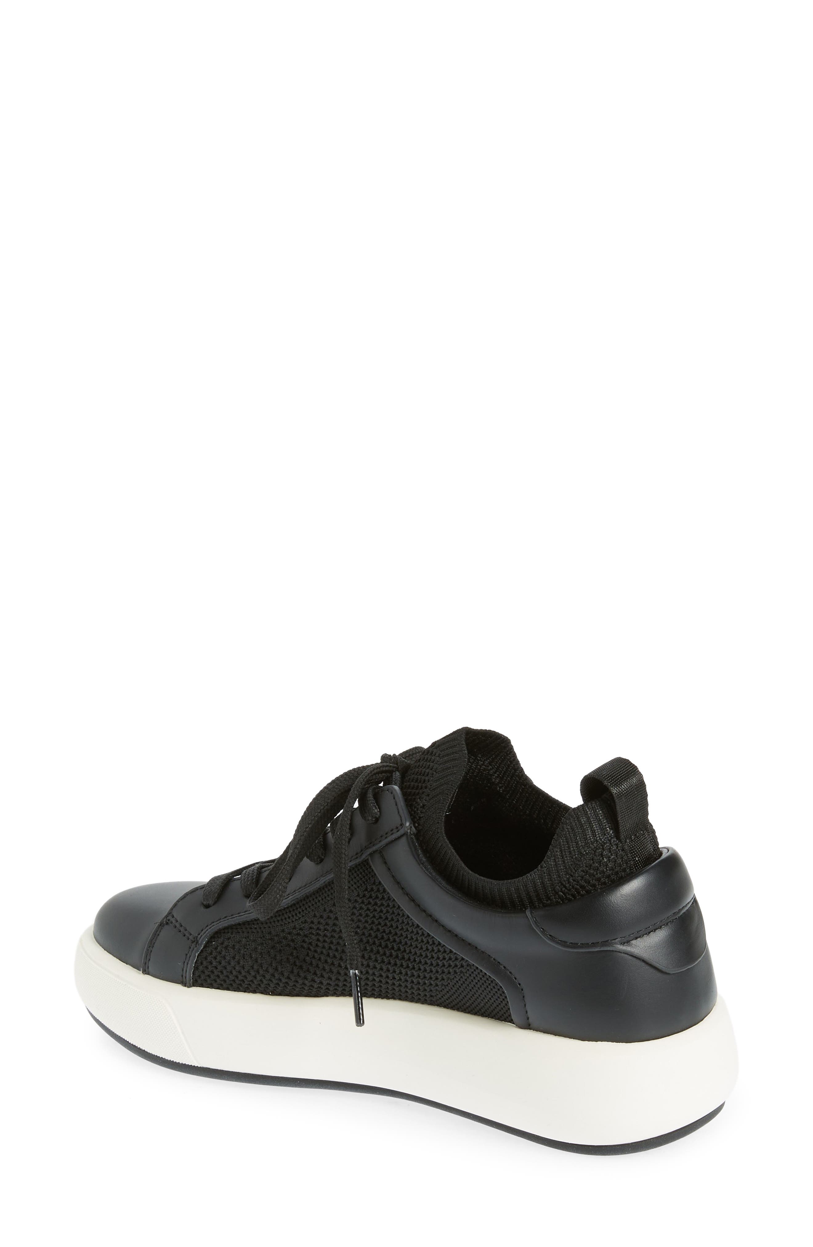 Stuart Weitzman 5050 Pro Sneaker, Alternate, color, Black Knit