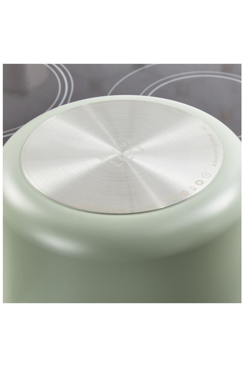 Leo Balance 5.8-Quart Nonstick Covered Stockpot, Alternate, color, SAGE