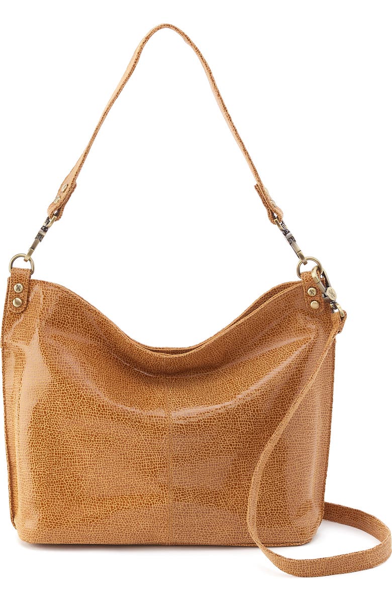 HOBO Pier Leather Tote, Main, color, Cedar Crackle Print