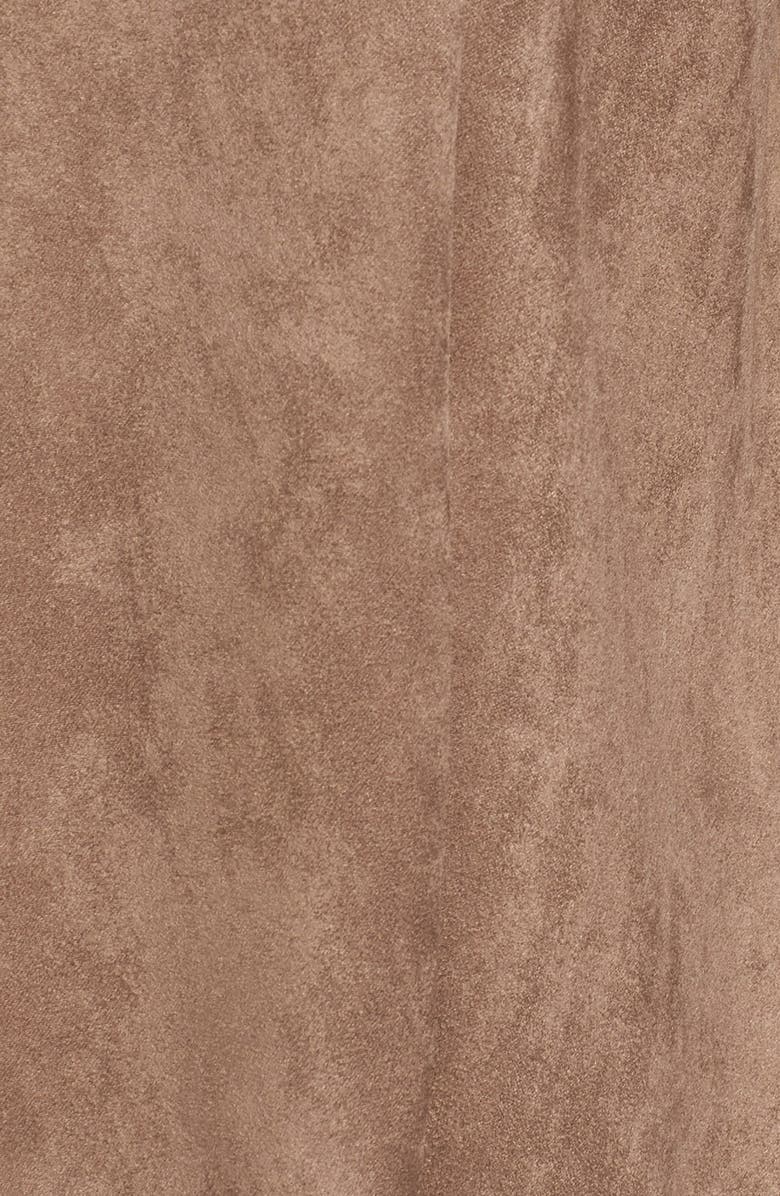 Karen Kane Faux Suede Drape Front Jacket, Alternate, color, 