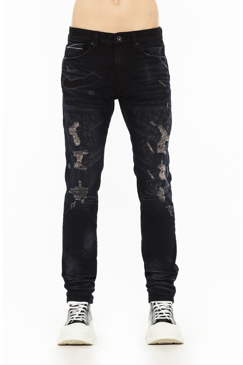 Rocker Slim Fit Straight Leg Jeans, Main, color, SAPPHIRE