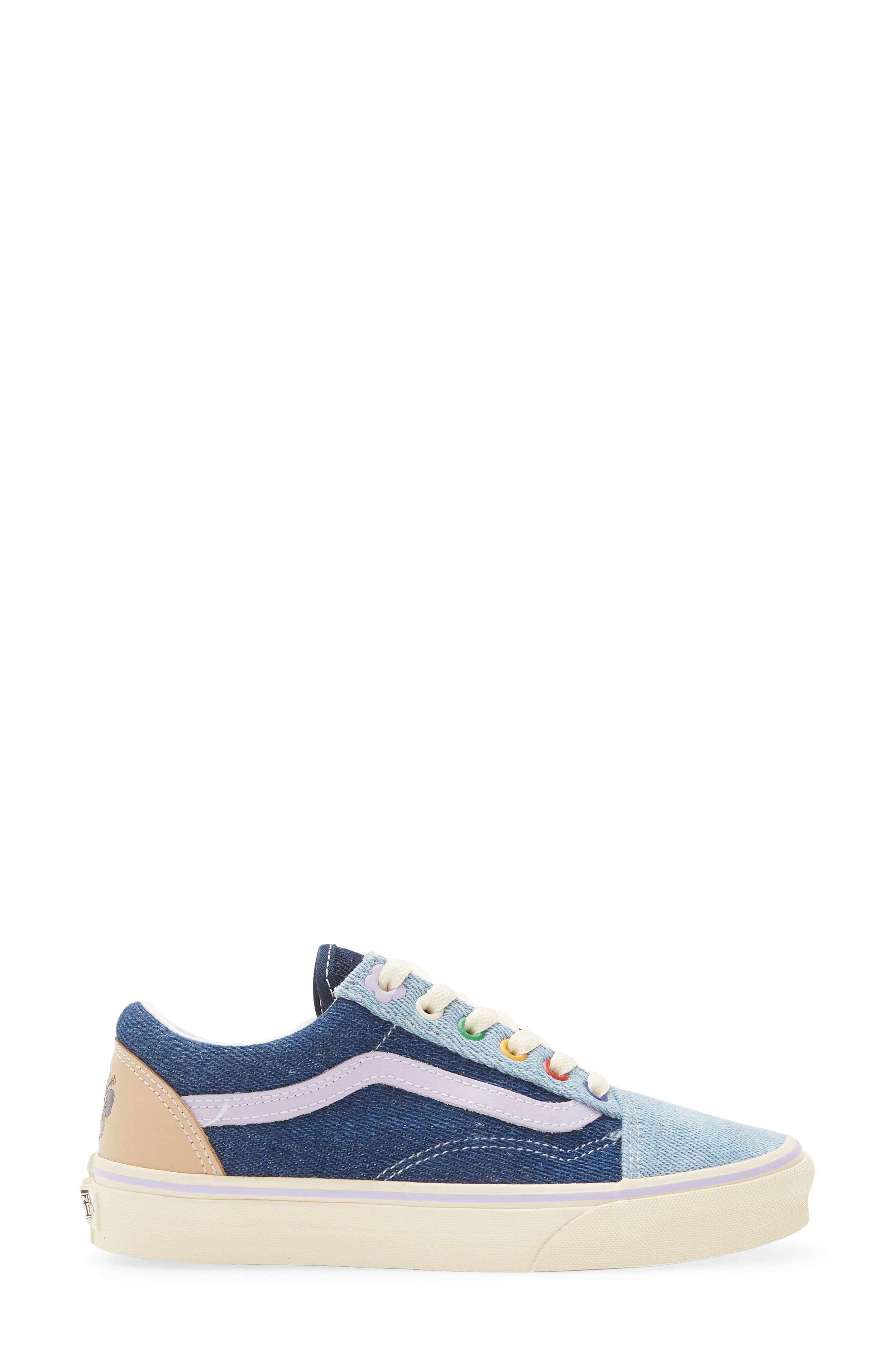 Vans Old Skool Denim Sneaker, Alternate, color, 