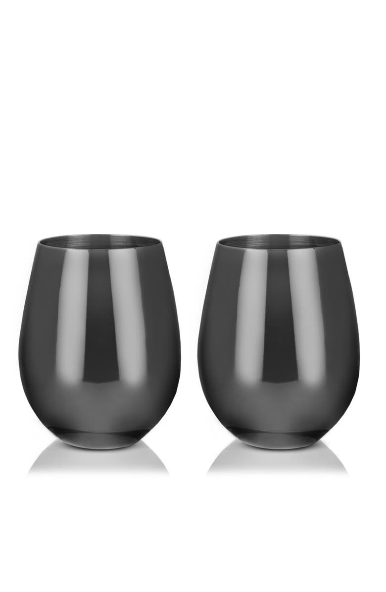 Viski Stemless Wine Glasses Set of 2, Main, color, Warren