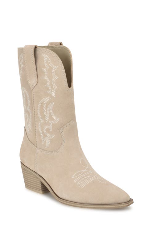 Yodown Pointed Toe Western Boot