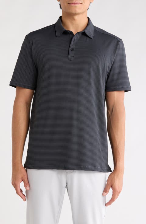 Costa Wave Seersucker Stripe IslandZone® Polo