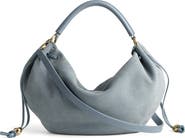 Madewell The Camren Gathered Suede Shoulder Bag