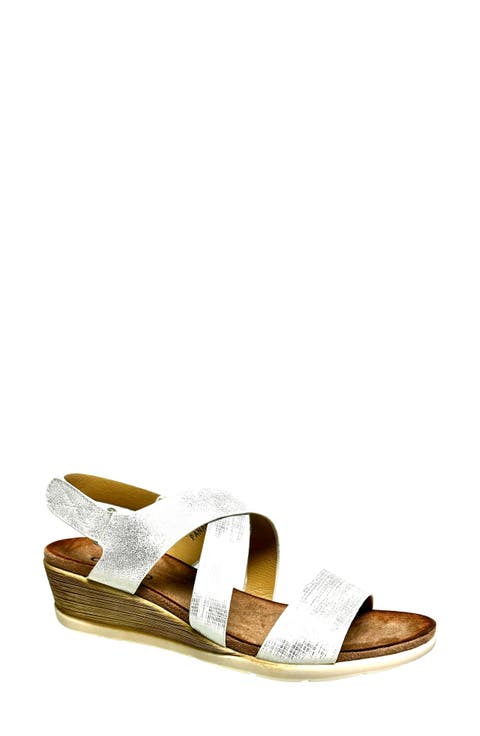 Panama Slingback Wedge Sandal (Women)