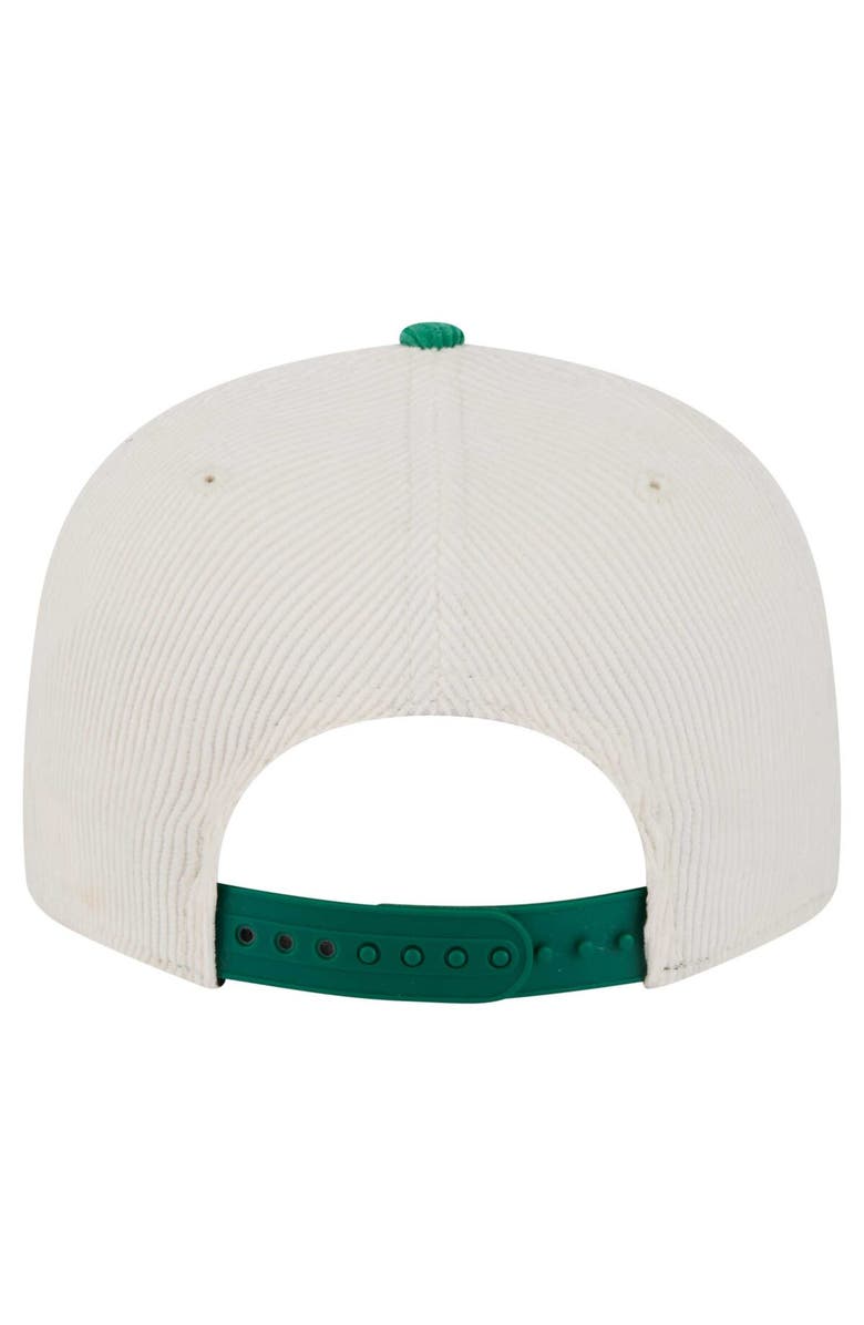 New Era Men's New Era Cream Boston Celtics Two-Tone 9FIFTY Snapback Hat, Alternate, color, Cream