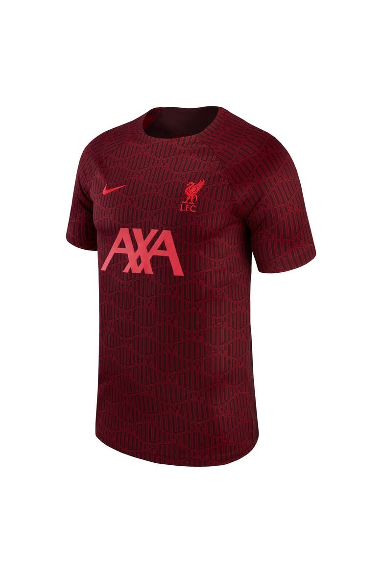 Men's Nike Burgundy Liverpool 2022/23 Pre-Match Top, Alternate, color, Burgundy